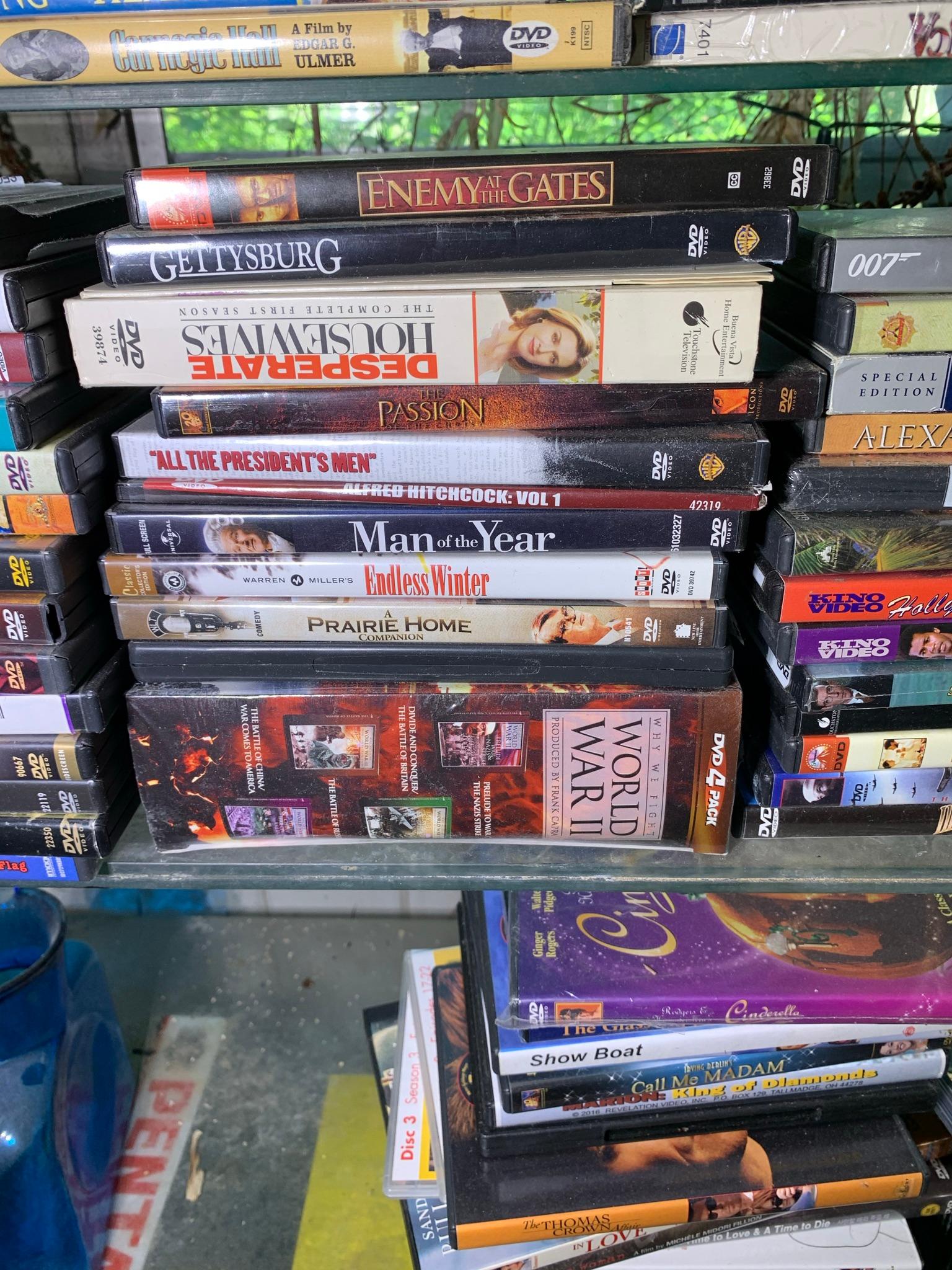 Large Group of DVDs