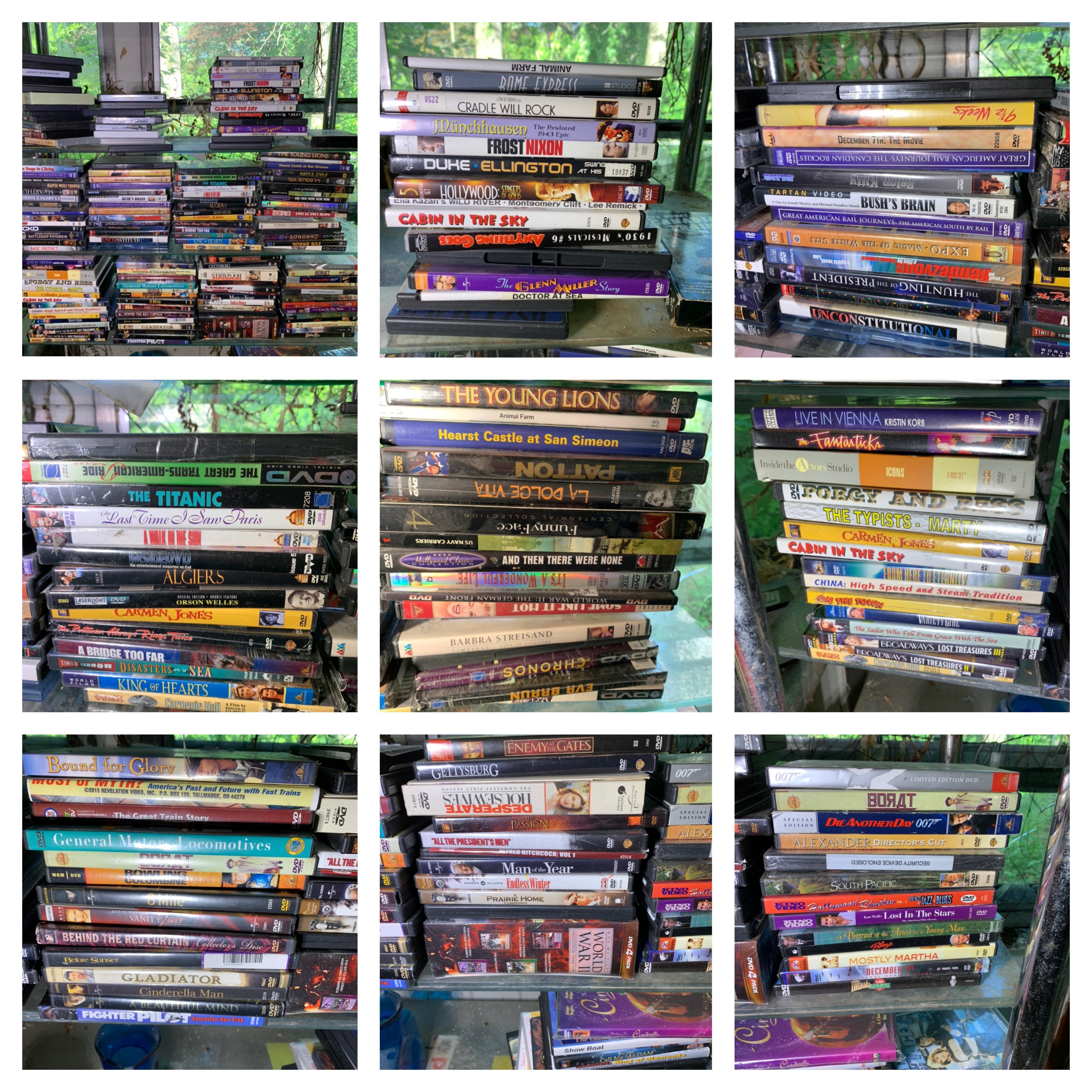 Large Group of DVDs