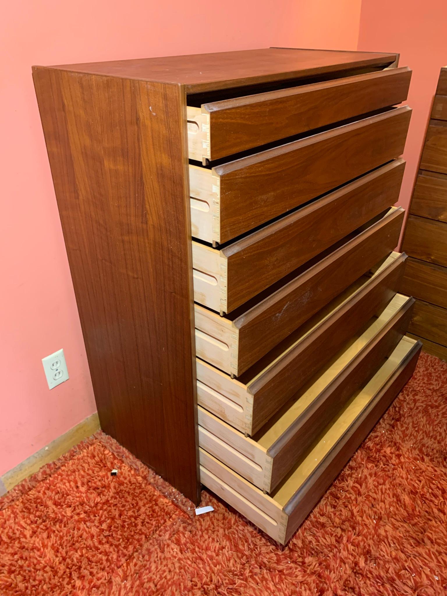 MCM Vitze Danish made in Denmark 7 Drawer Chest of Drawers.