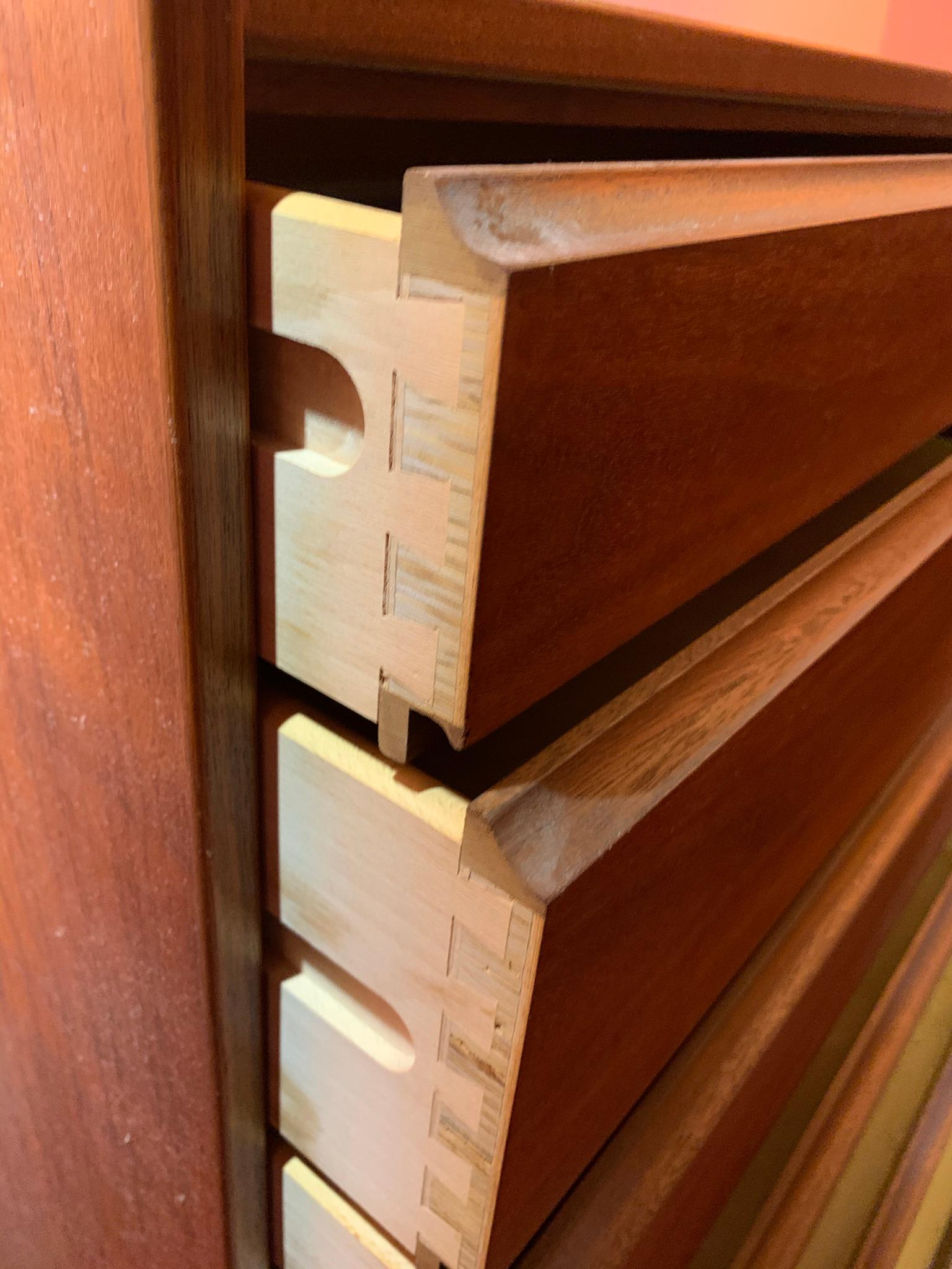 MCM Vitze Danish made in Denmark 7 Drawer Chest of Drawers.