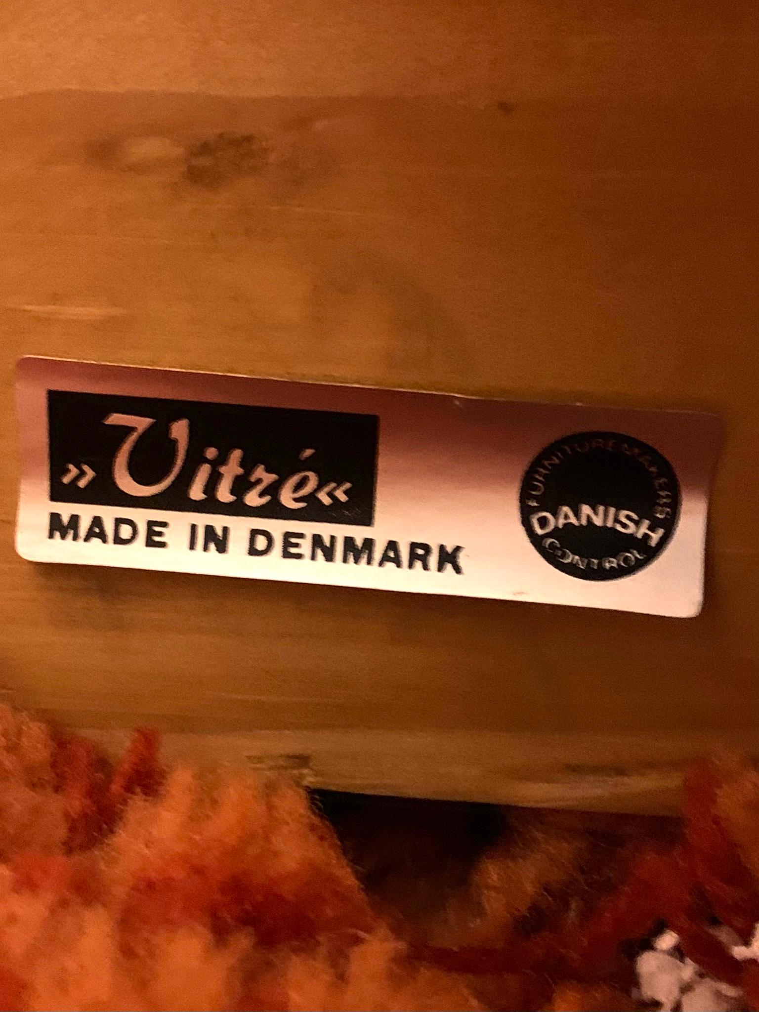 MCM Vitze Danish made in Denmark 7 Drawer Chest of Drawers.