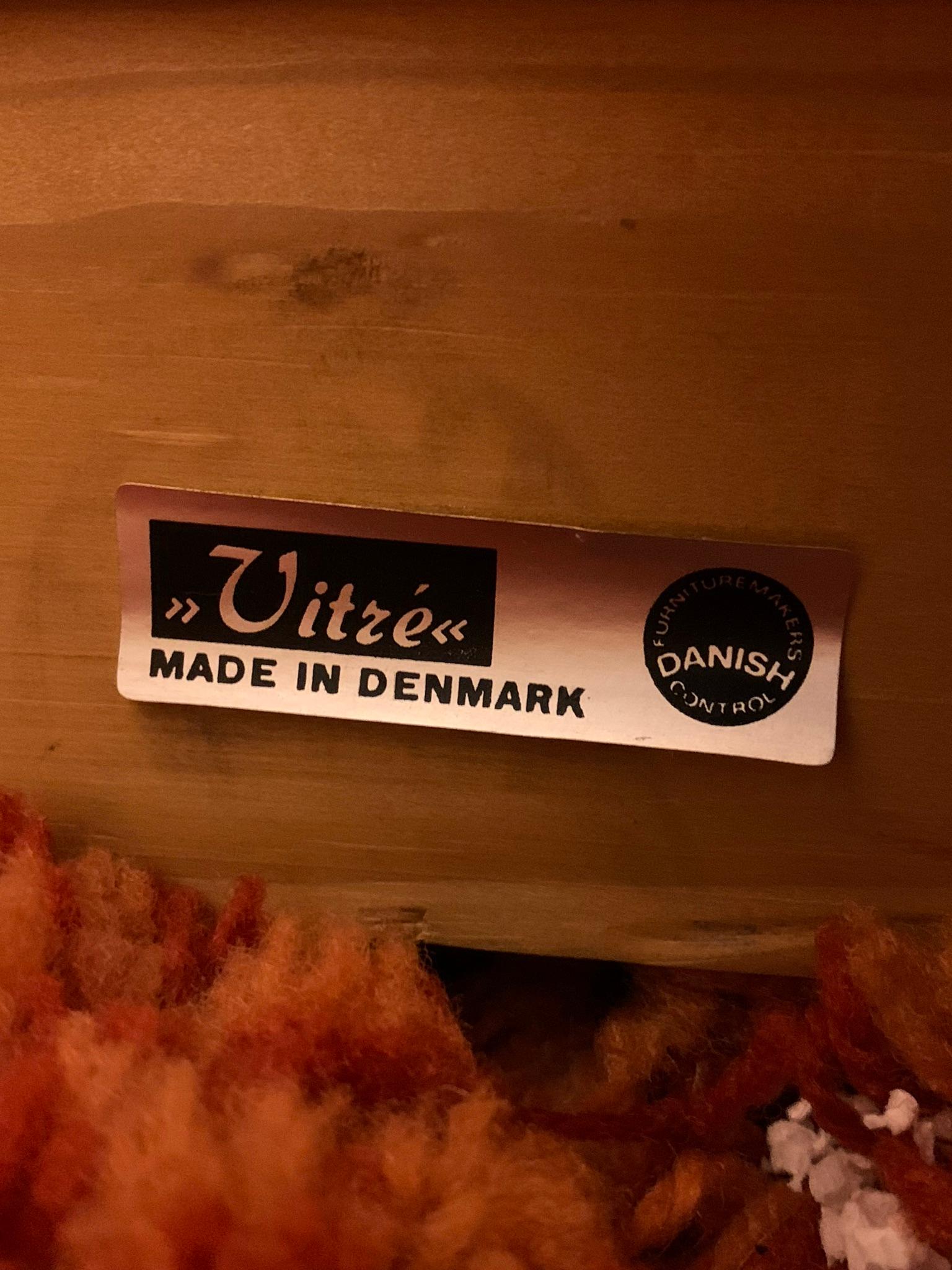 MCM Vitze Danish made in Denmark 7 Drawer Chest of Drawers.
