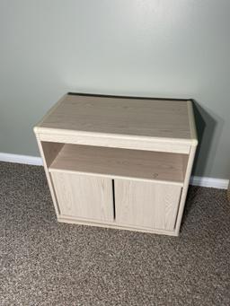 3 glass topped tables PLUS a stand