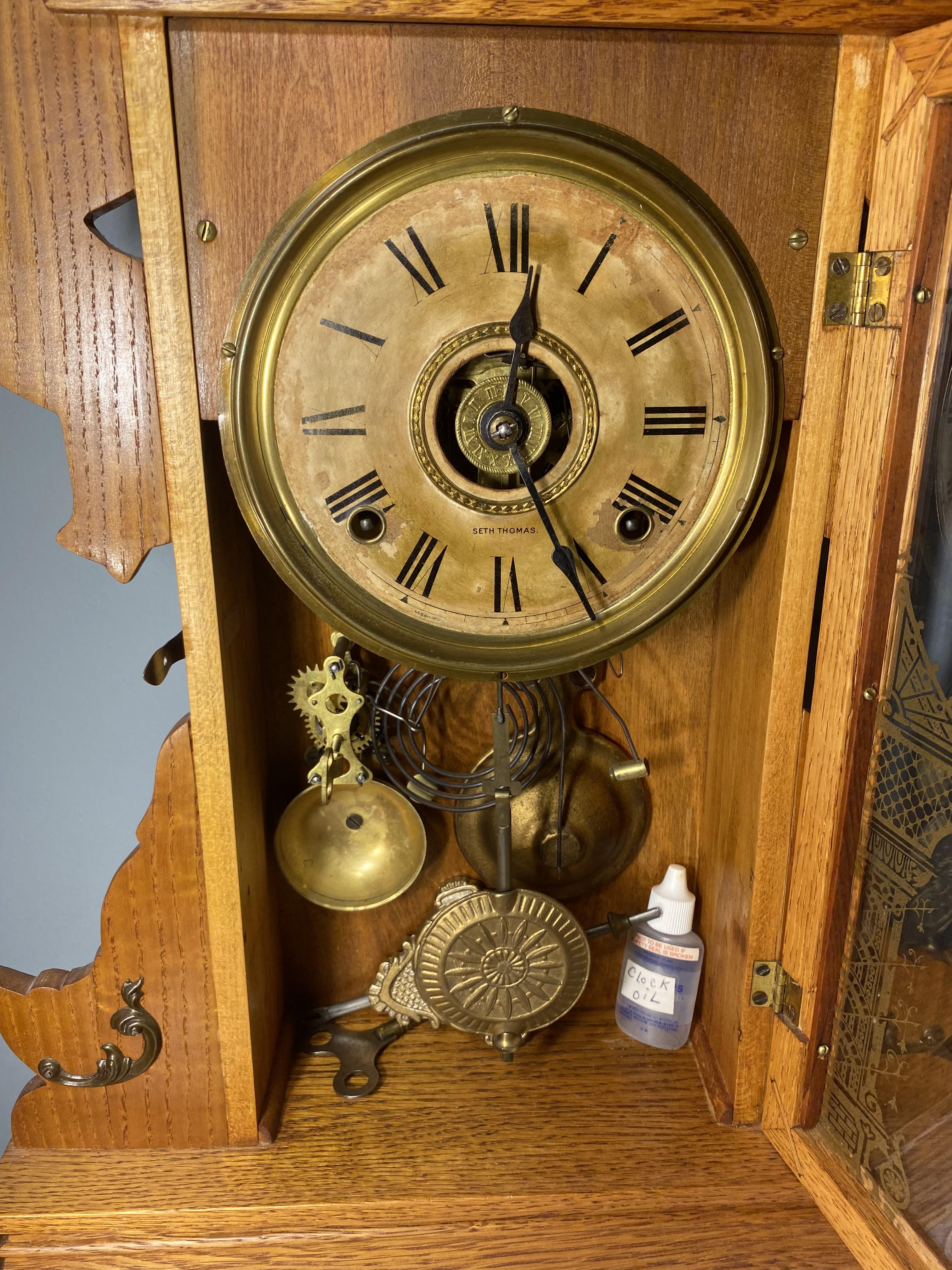 Antique Gingerbread Clock