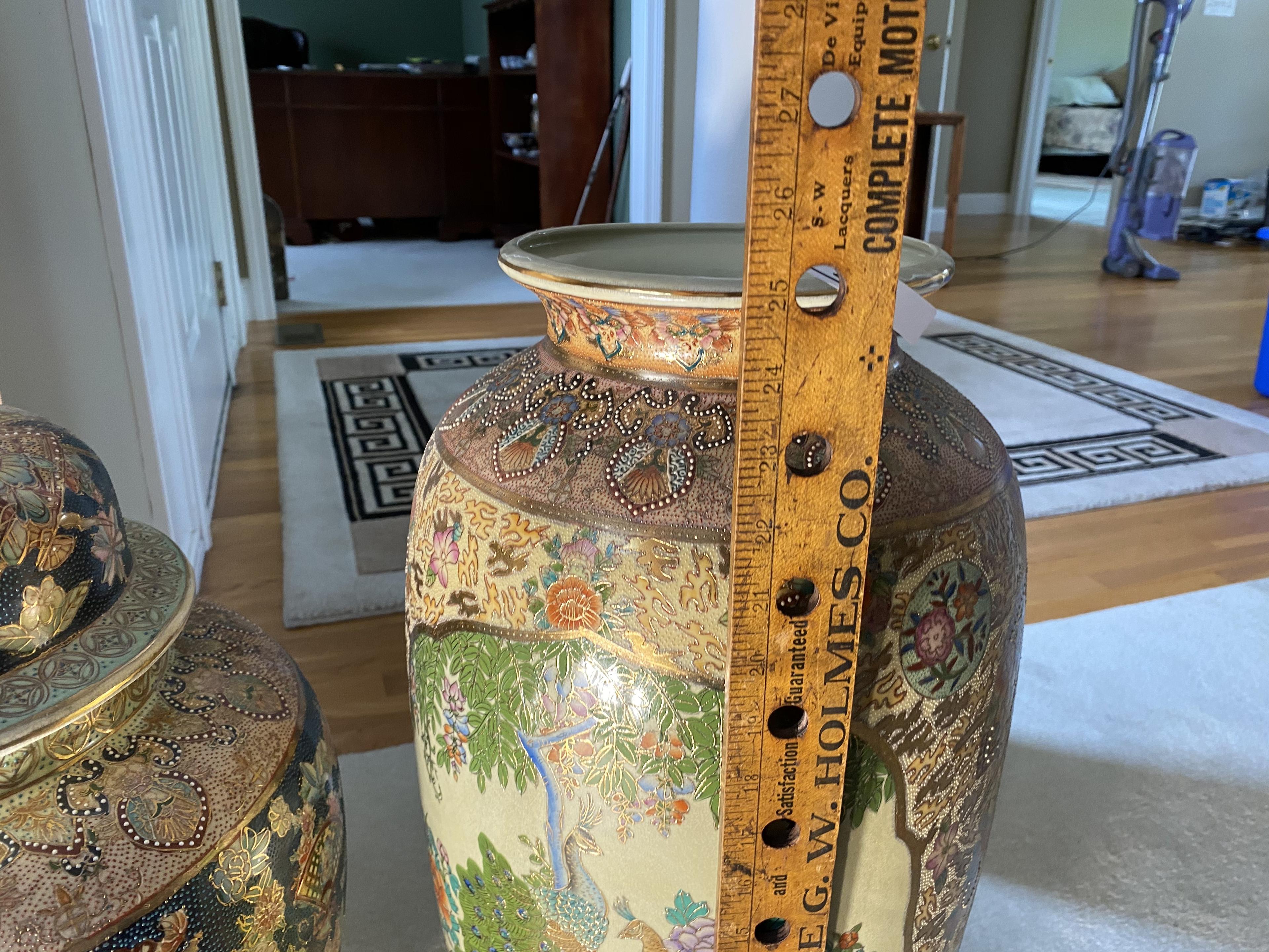 Four Large Asian Vases