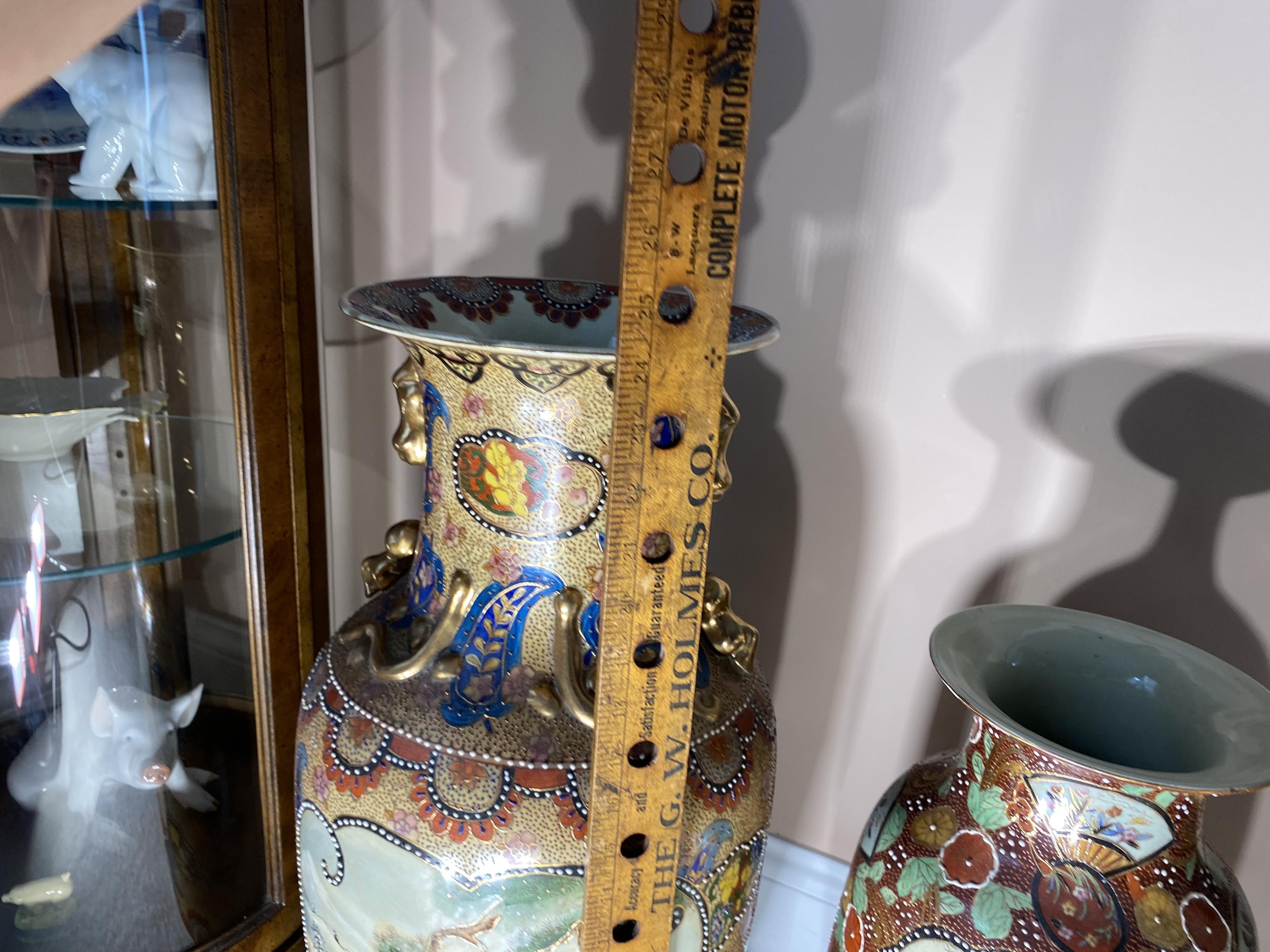 Four Large Asian Vases