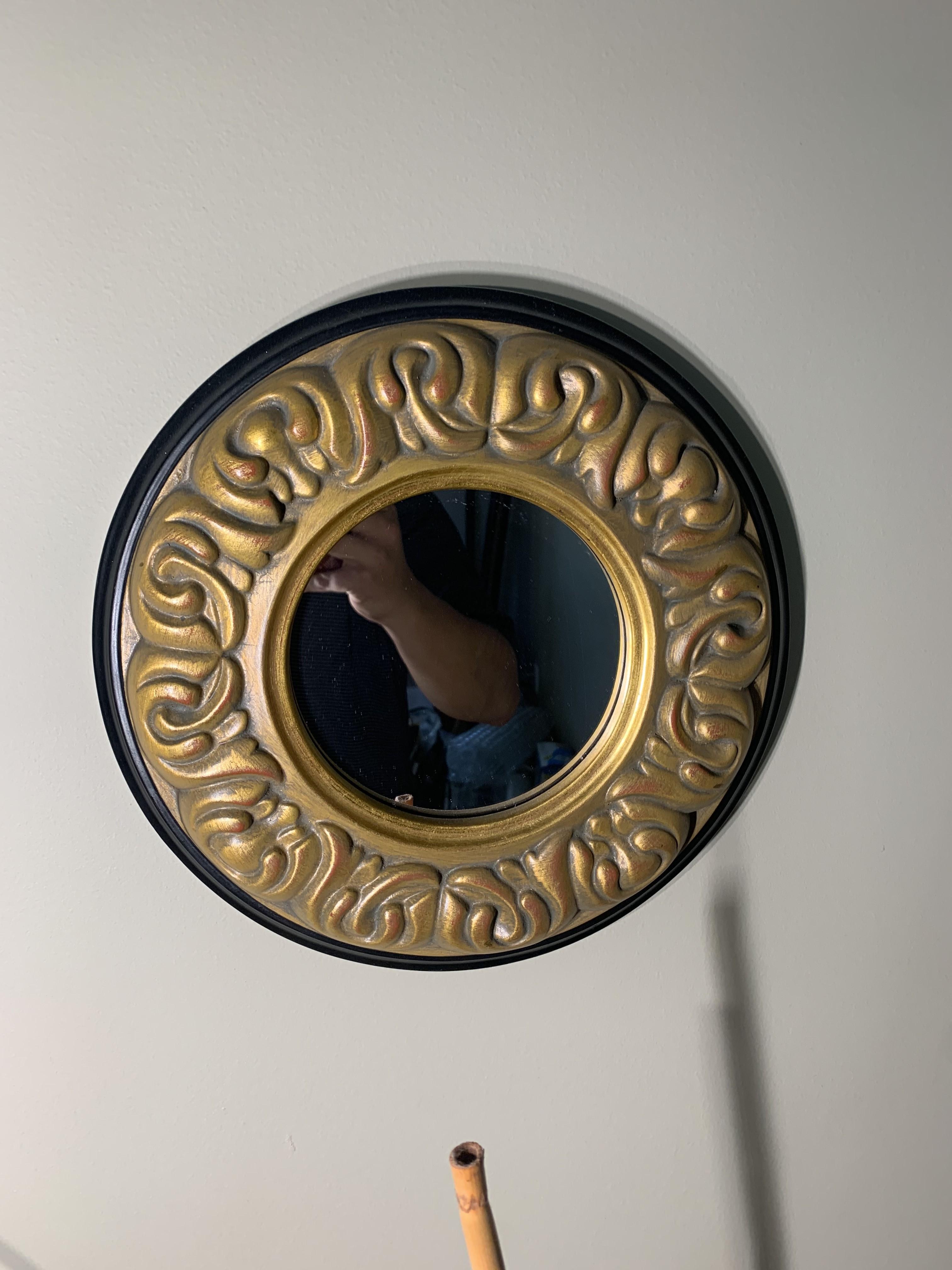 Group lot of Asian Decorative items, mirror