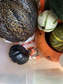 Group of decorative vegetables etc