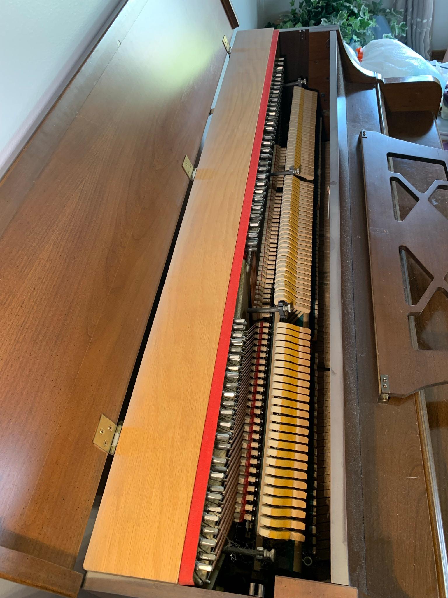 Wurlitzer Piano with Bench.