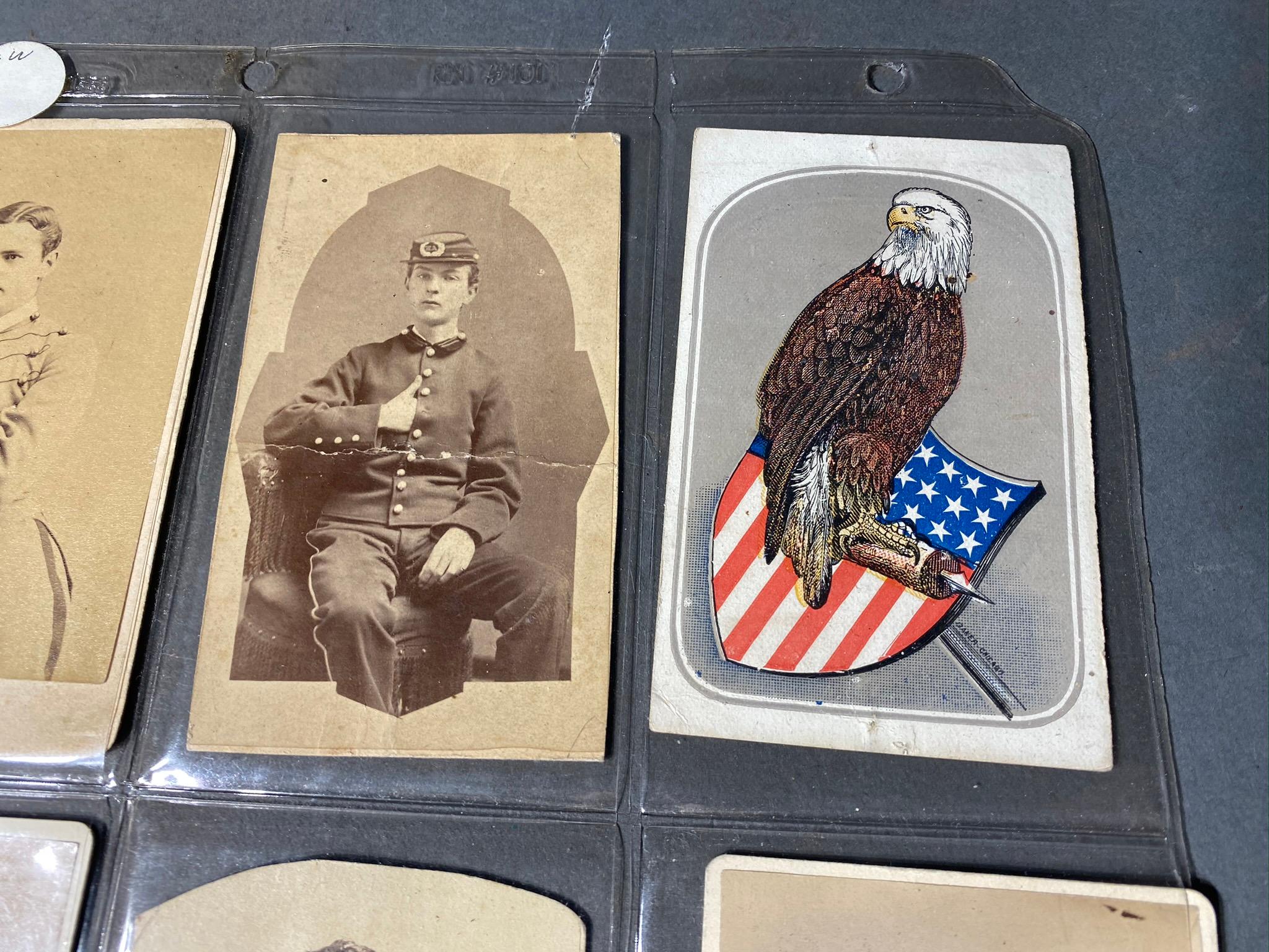 Group of CDVs including Civil War