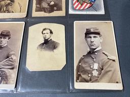 Group of CDVs including Civil War