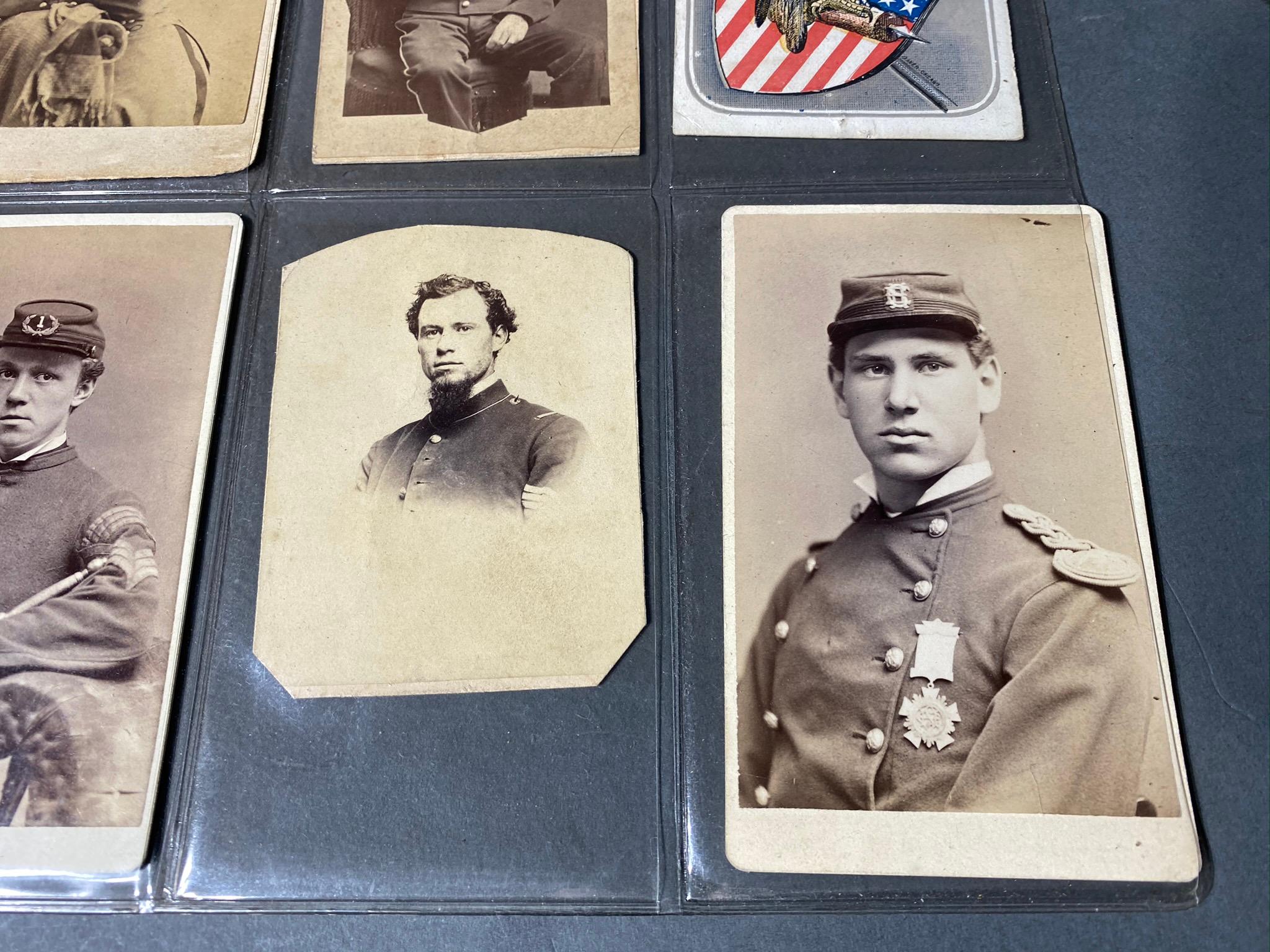 Group of CDVs including Civil War
