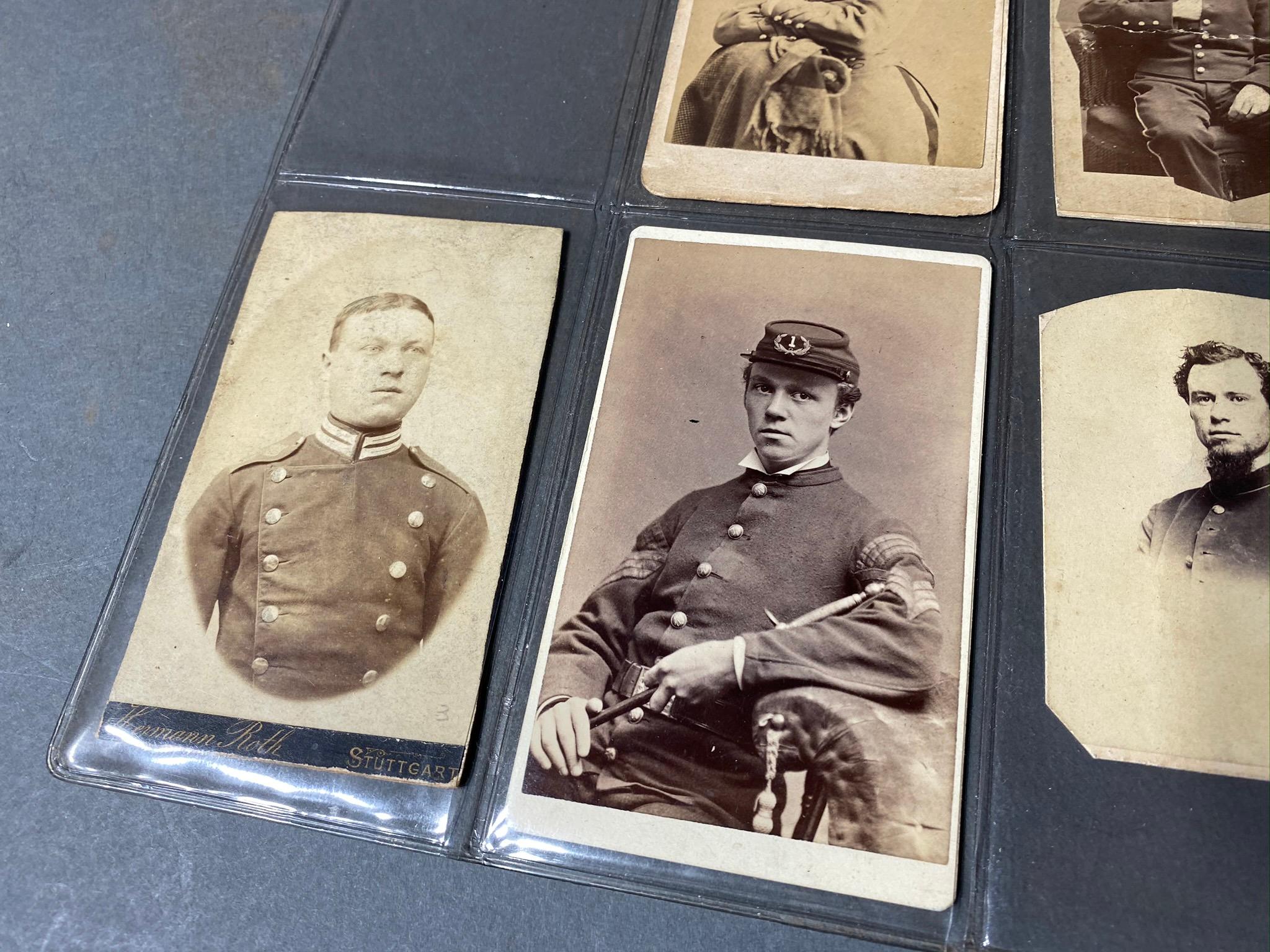 Group of CDVs including Civil War