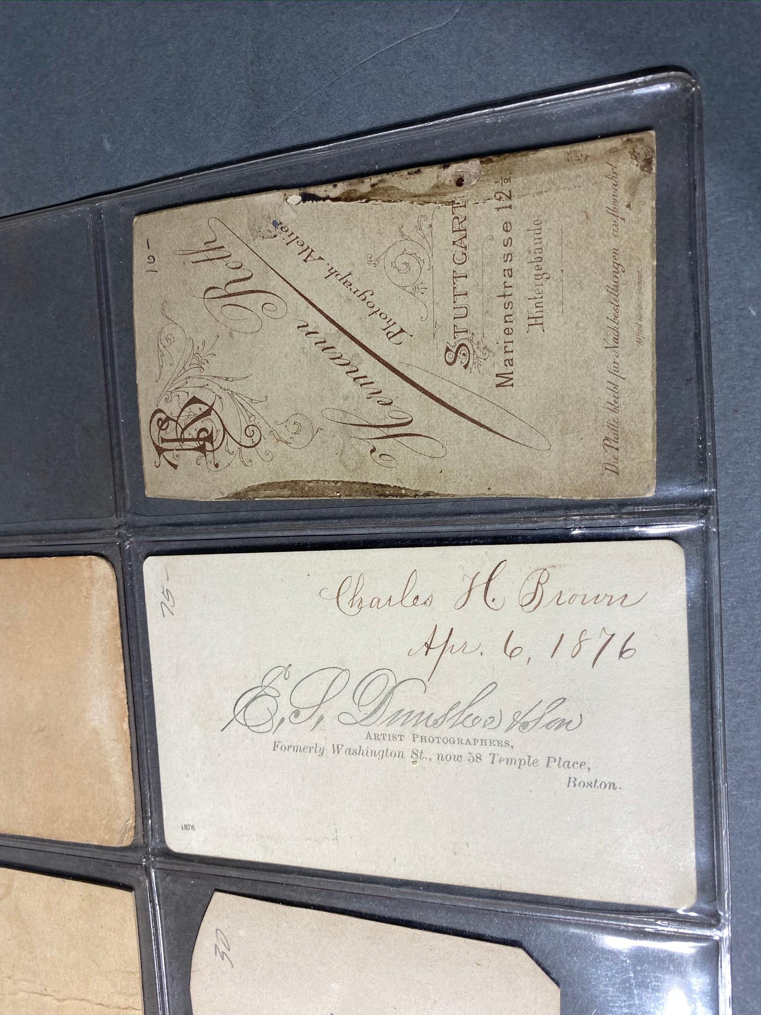 Group of CDVs including Civil War
