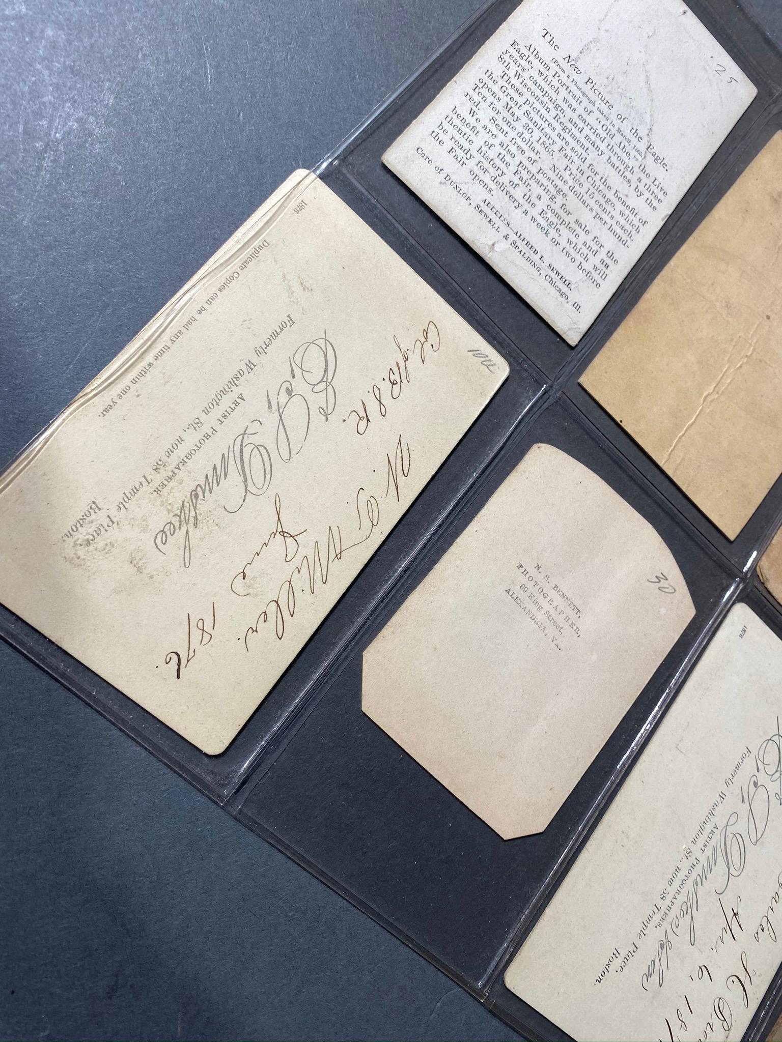 Group of CDVs including Civil War