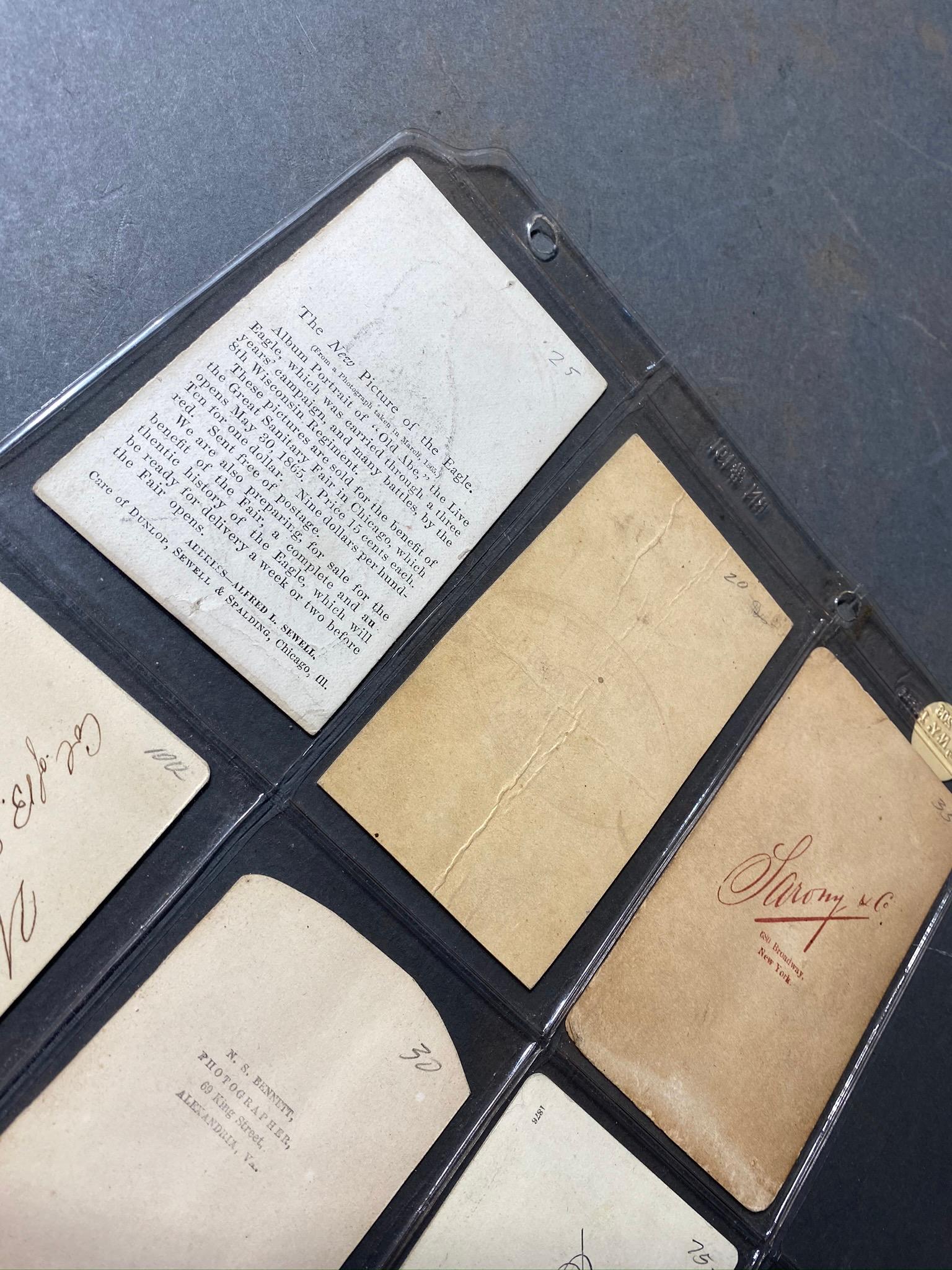 Group of CDVs including Civil War