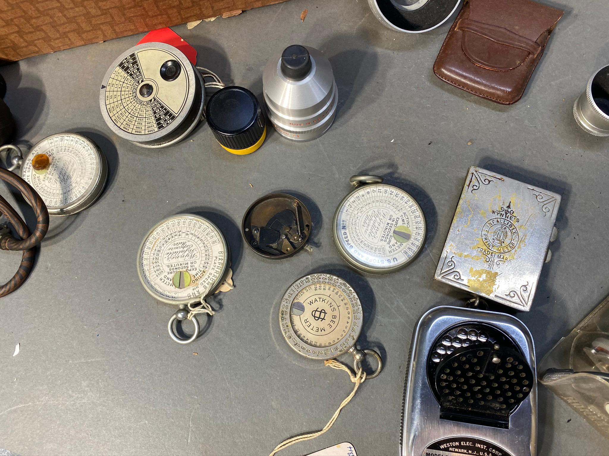 Large lot - Exposure meters and more