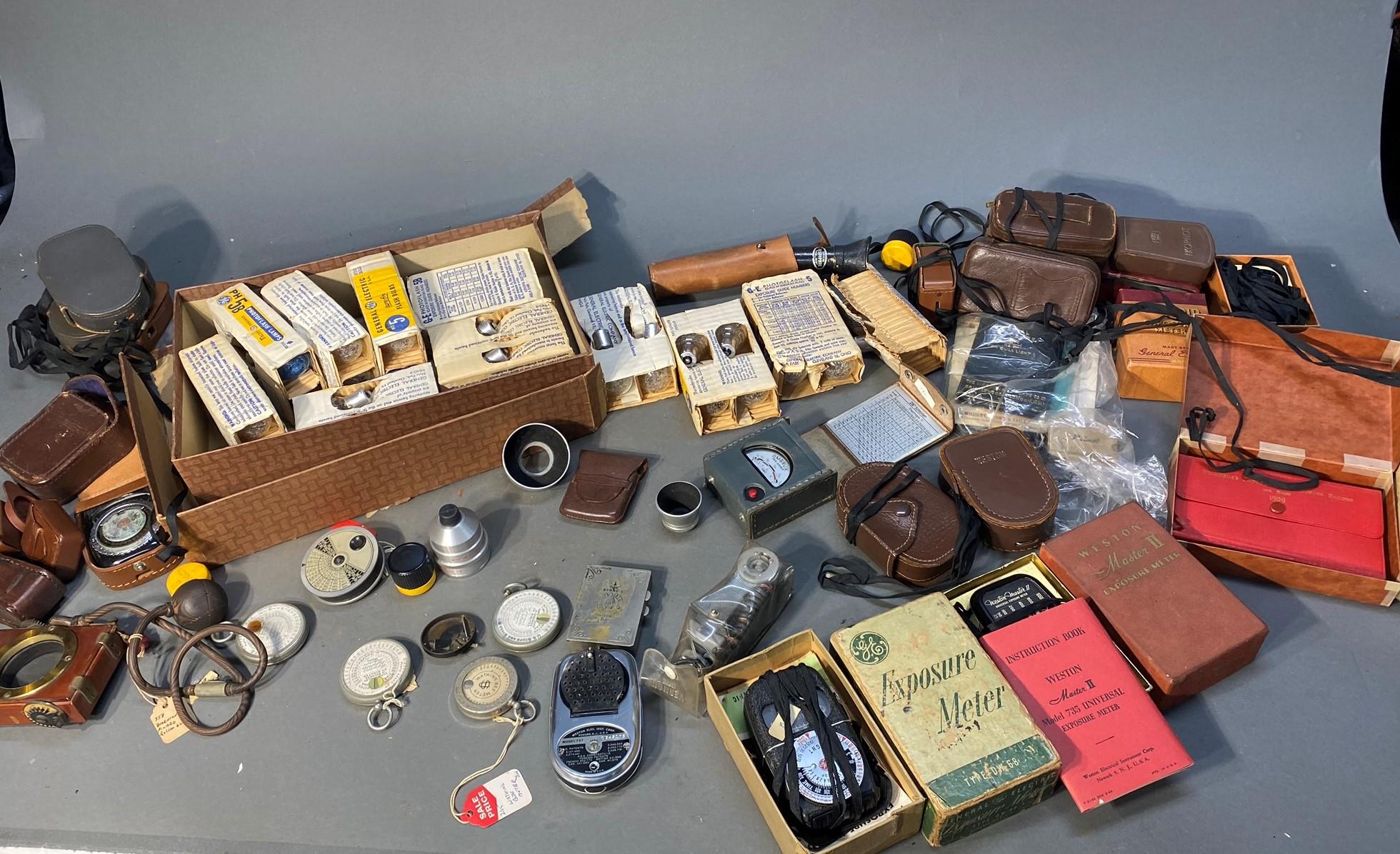 Large lot - Exposure meters and more