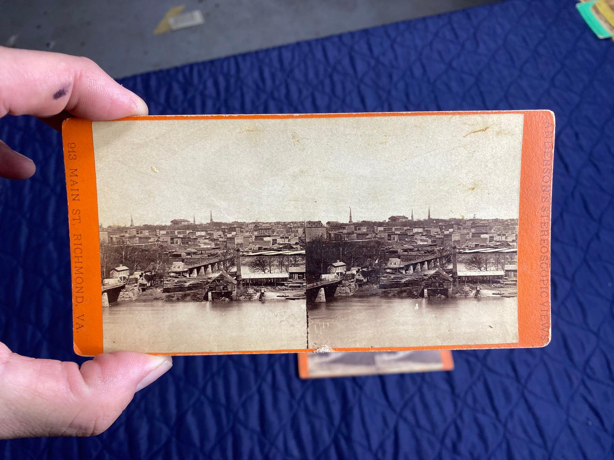 5 Richmond Va. & Surrounding Area Stereoview Cards