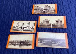 5 Richmond Va. & Surrounding Area Stereoview Cards