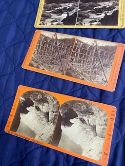 12 Stereoview Cards - Lake Superior Scenery