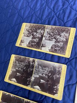 12 Stereoview Cards - Lake Superior Scenery