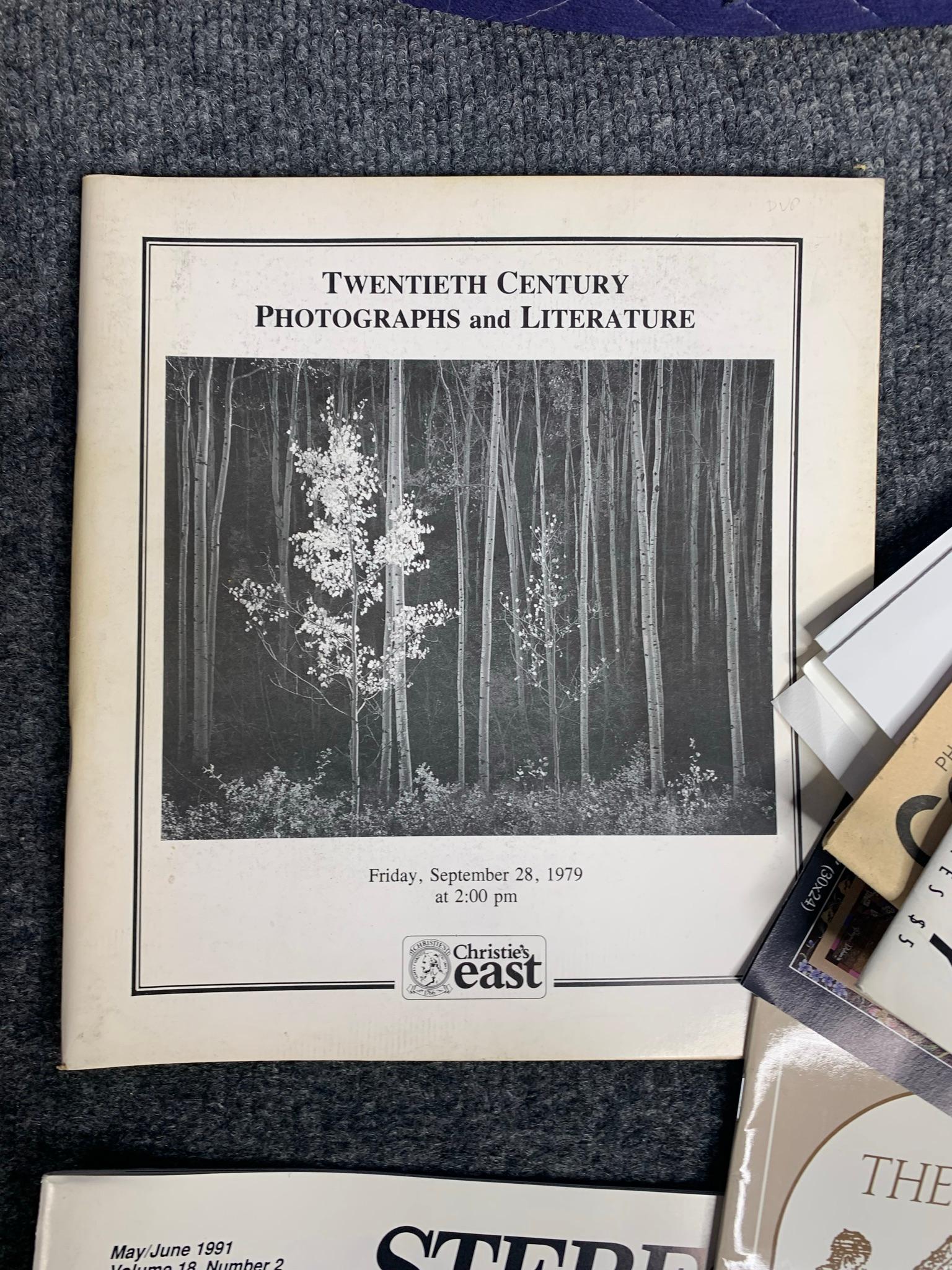 Group of photography related catalogs, booklets and more