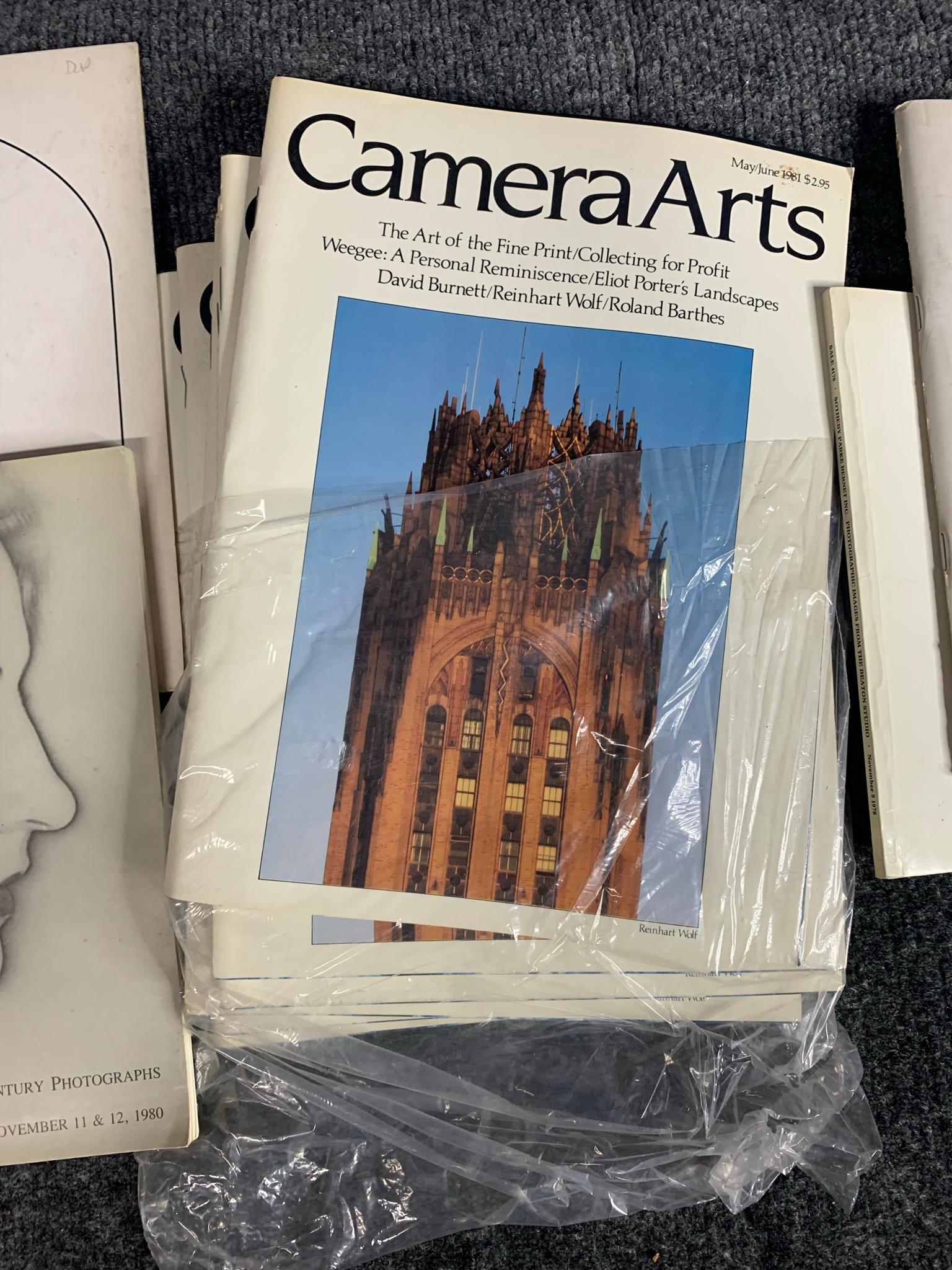 Group of photography related catalogs, booklets and more