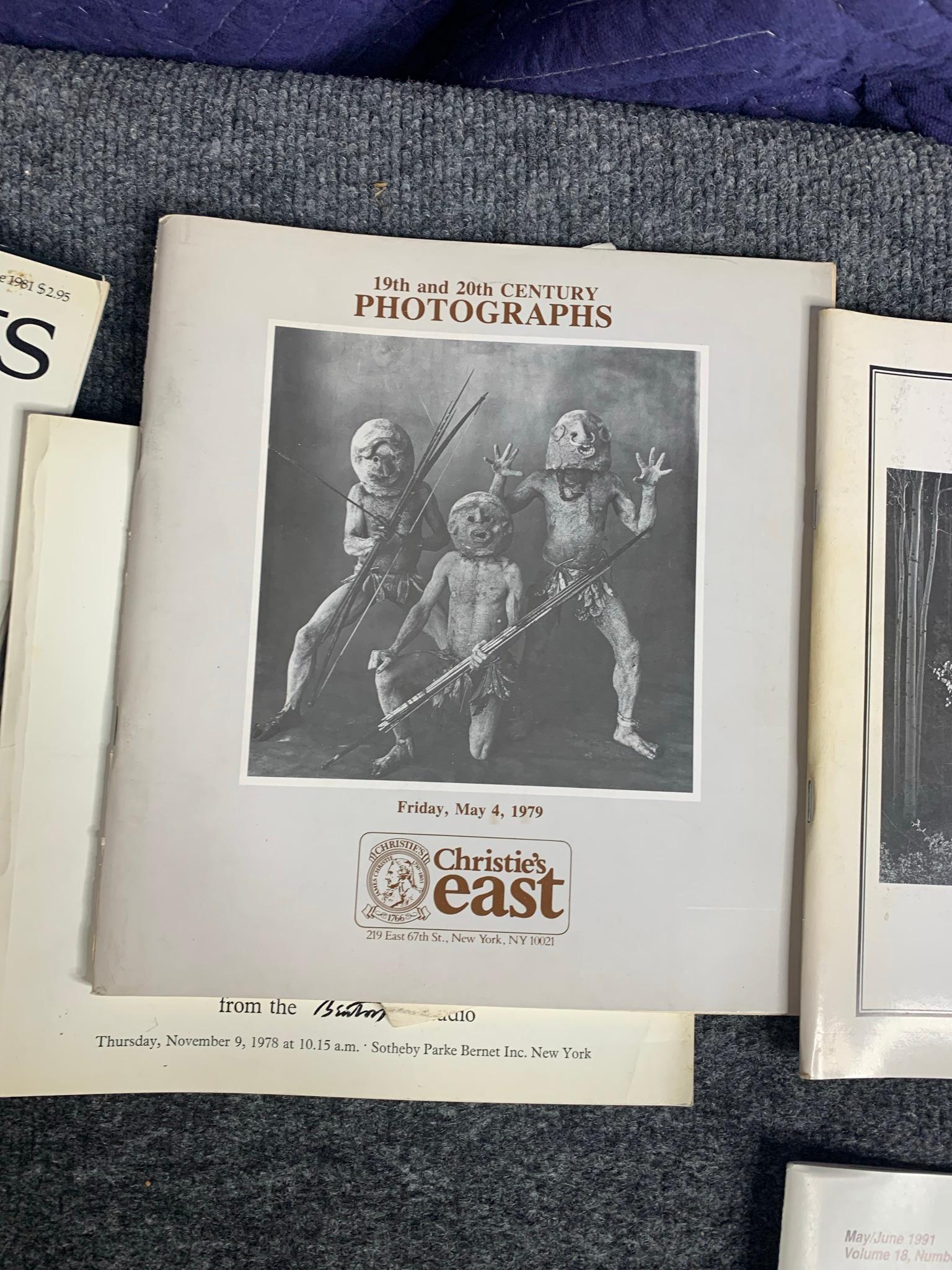 Group of photography related catalogs, booklets and more