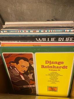 Group lot of vintage records including jazz