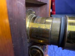 Antique Capitol Multiple Exposure Camera with Sliding Back ca 1900