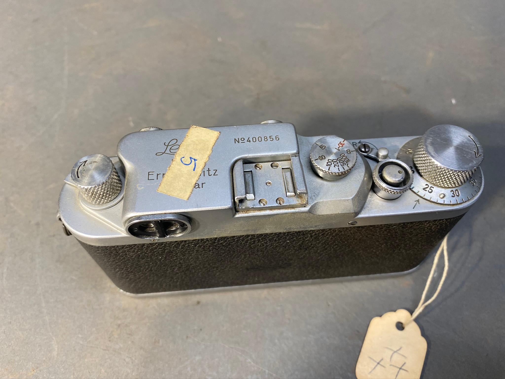 Vintage Leica IIIC Camera Circa 1946-7 Serial No. 400856
