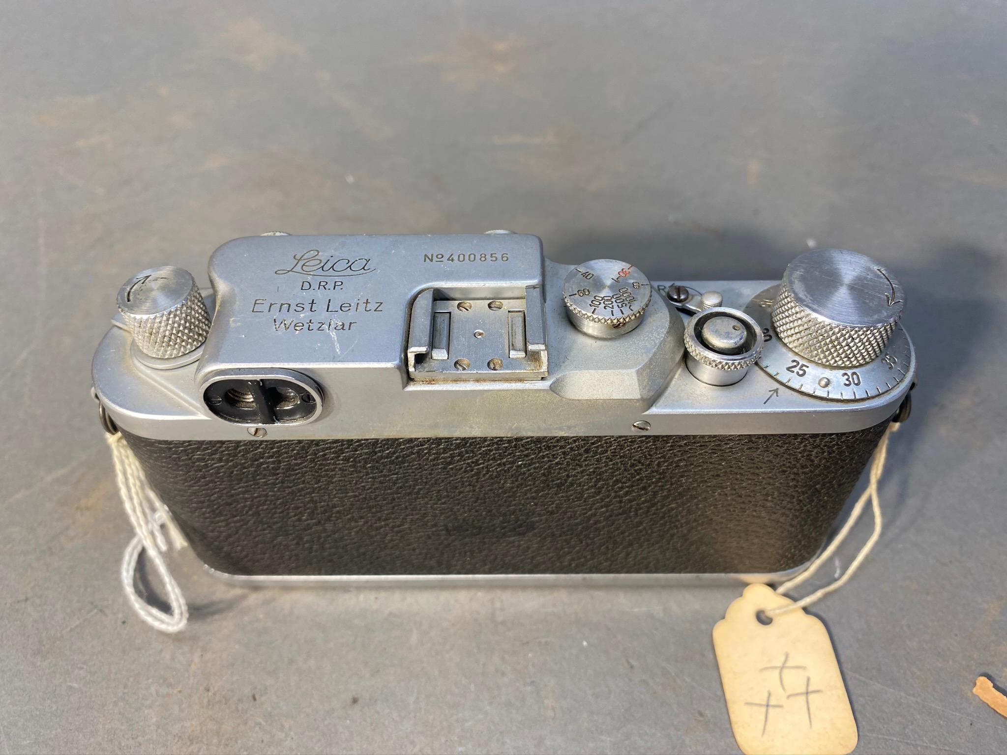 Vintage Leica IIIC Camera Circa 1946-7 Serial No. 400856