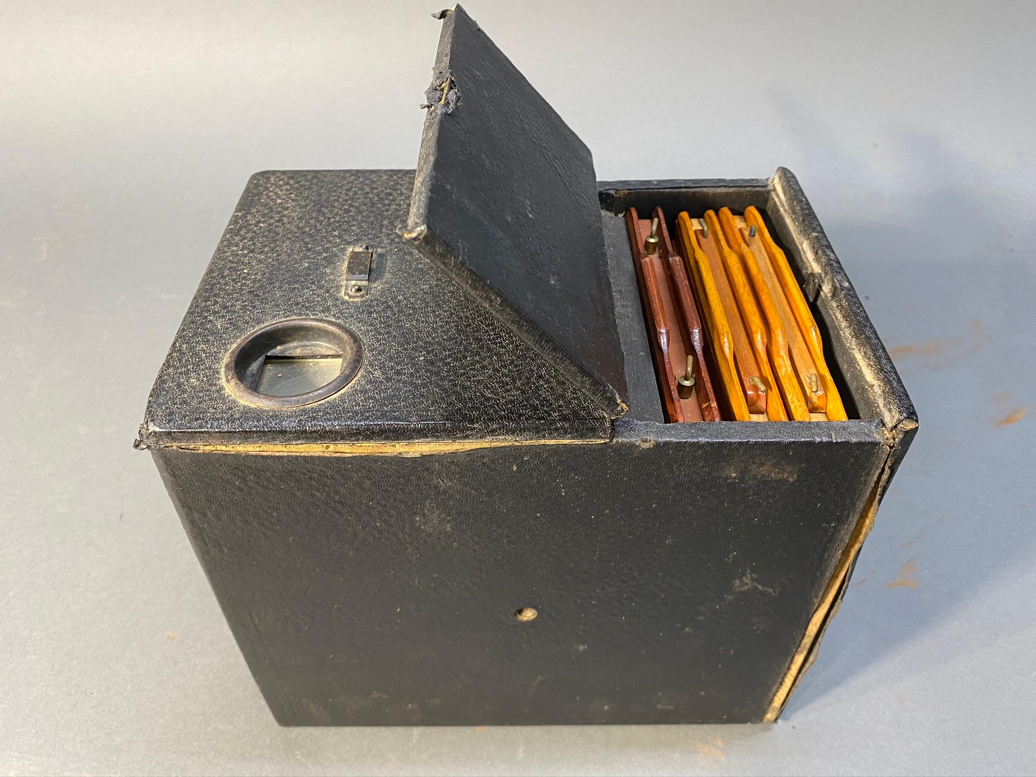Antique 4" X 5 " Seneca plate Box Camera by