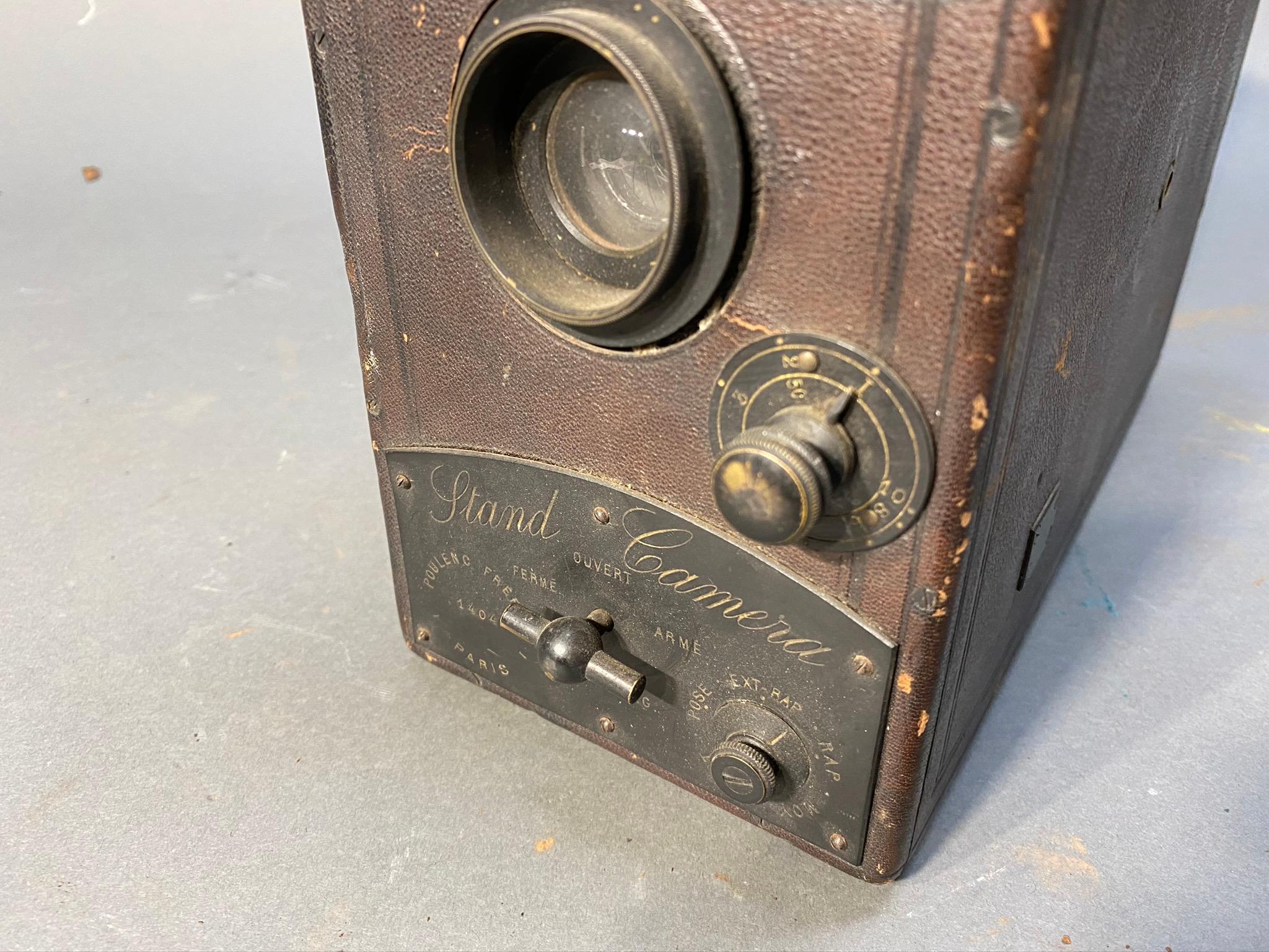 Antique Poulenc Stand Camera Made in Paris