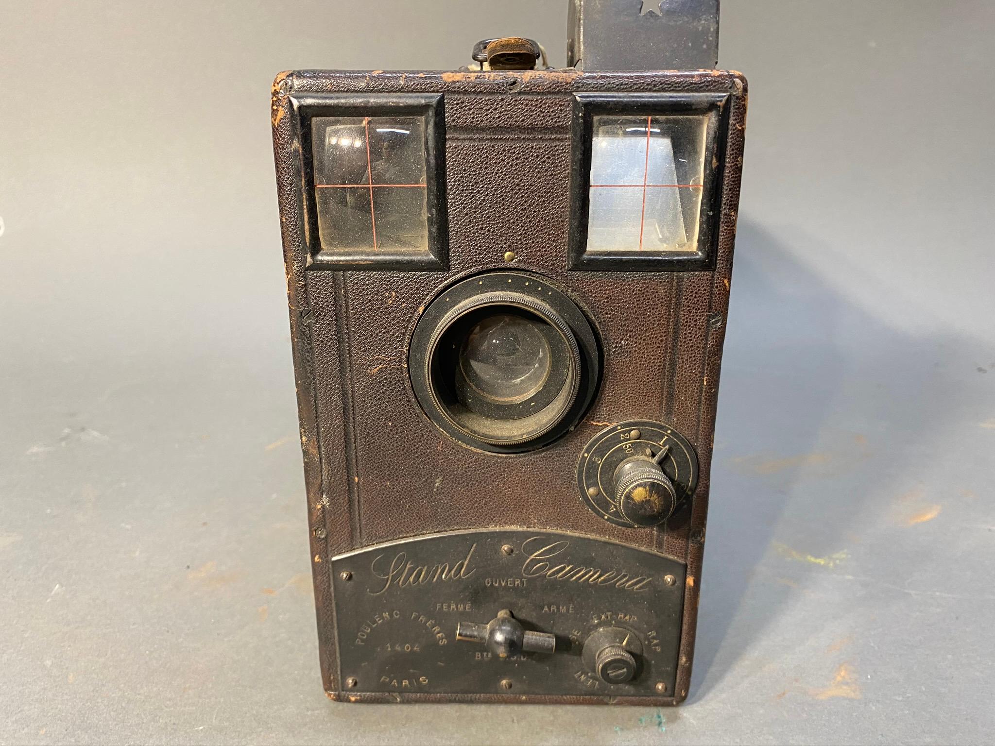 Antique Poulenc Stand Camera Made in Paris
