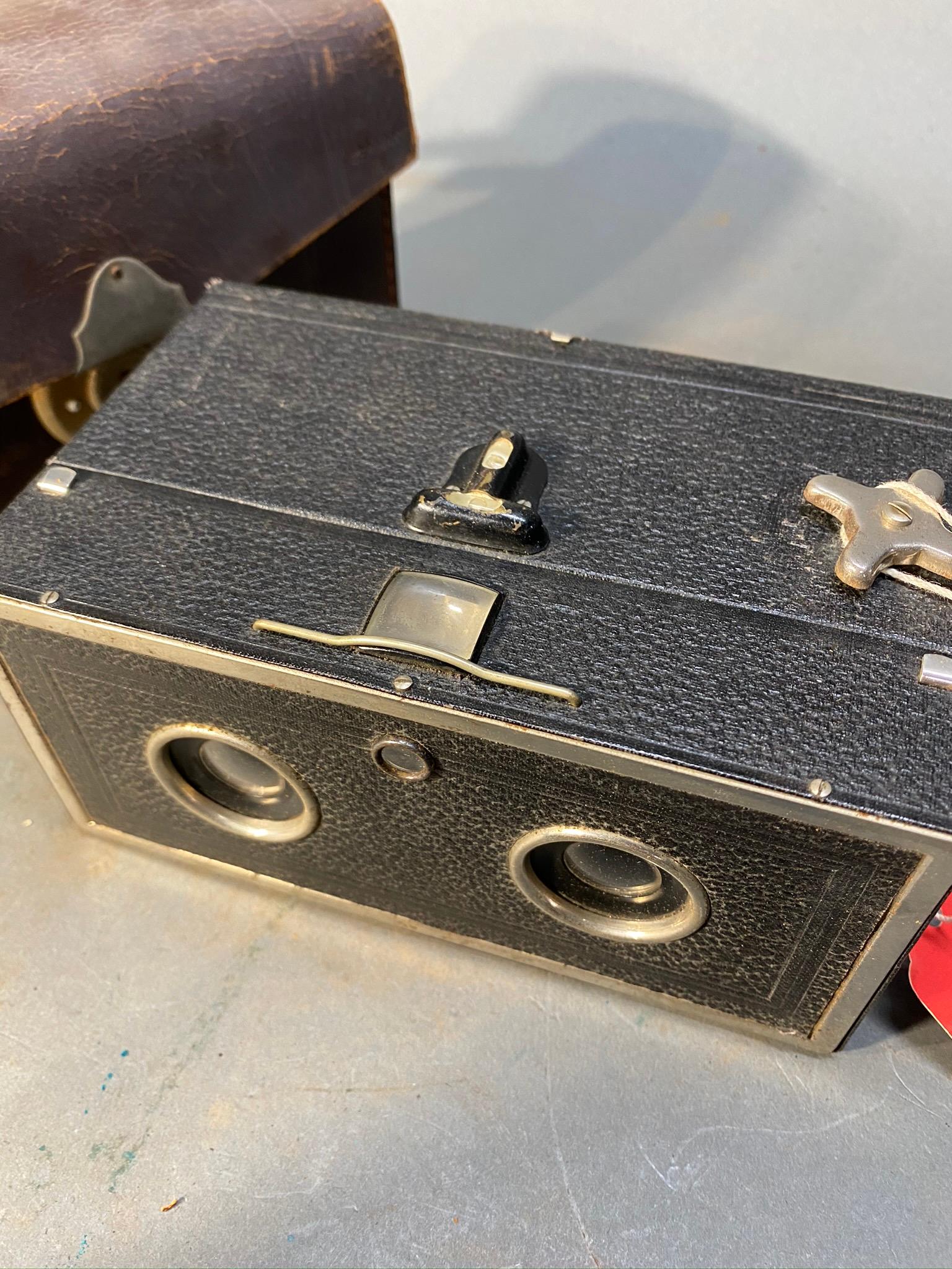 Eho Stereo Box Camera and case