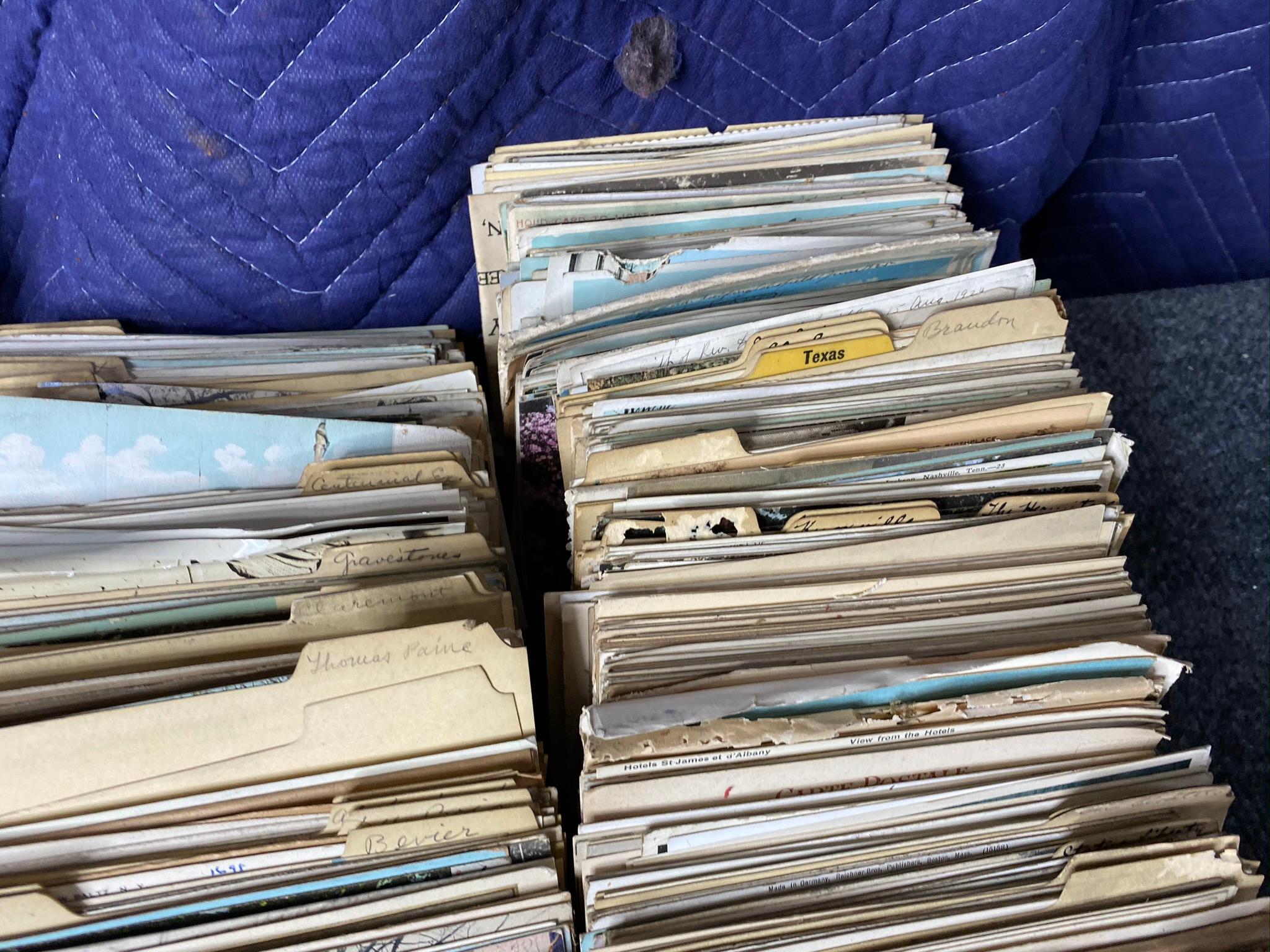 Large lot of assorted souvenir postcards