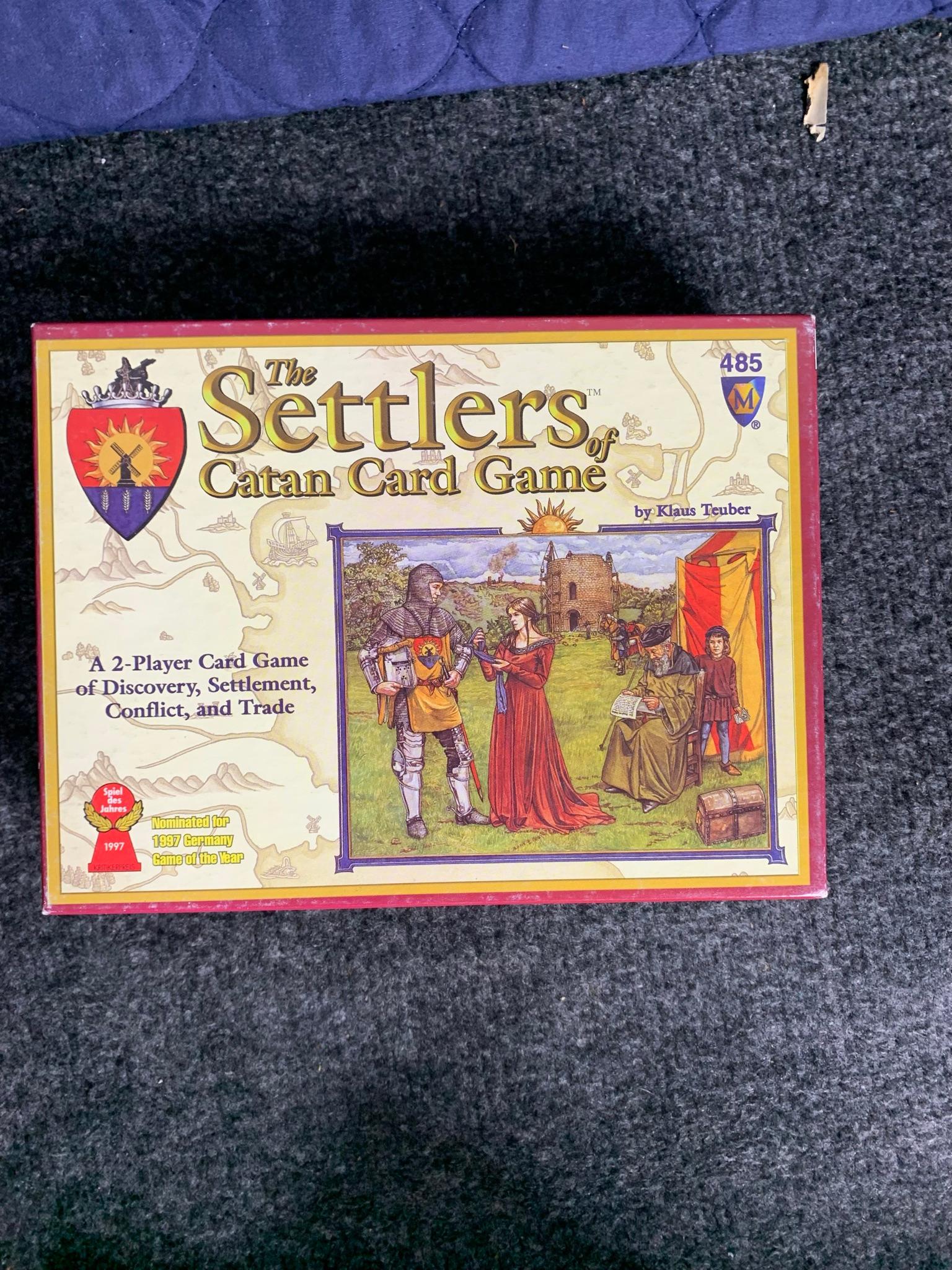 Nottingham, R-Eco, Terra, The Settlers of Catan Card Game, Toppo, Traders of Carthage