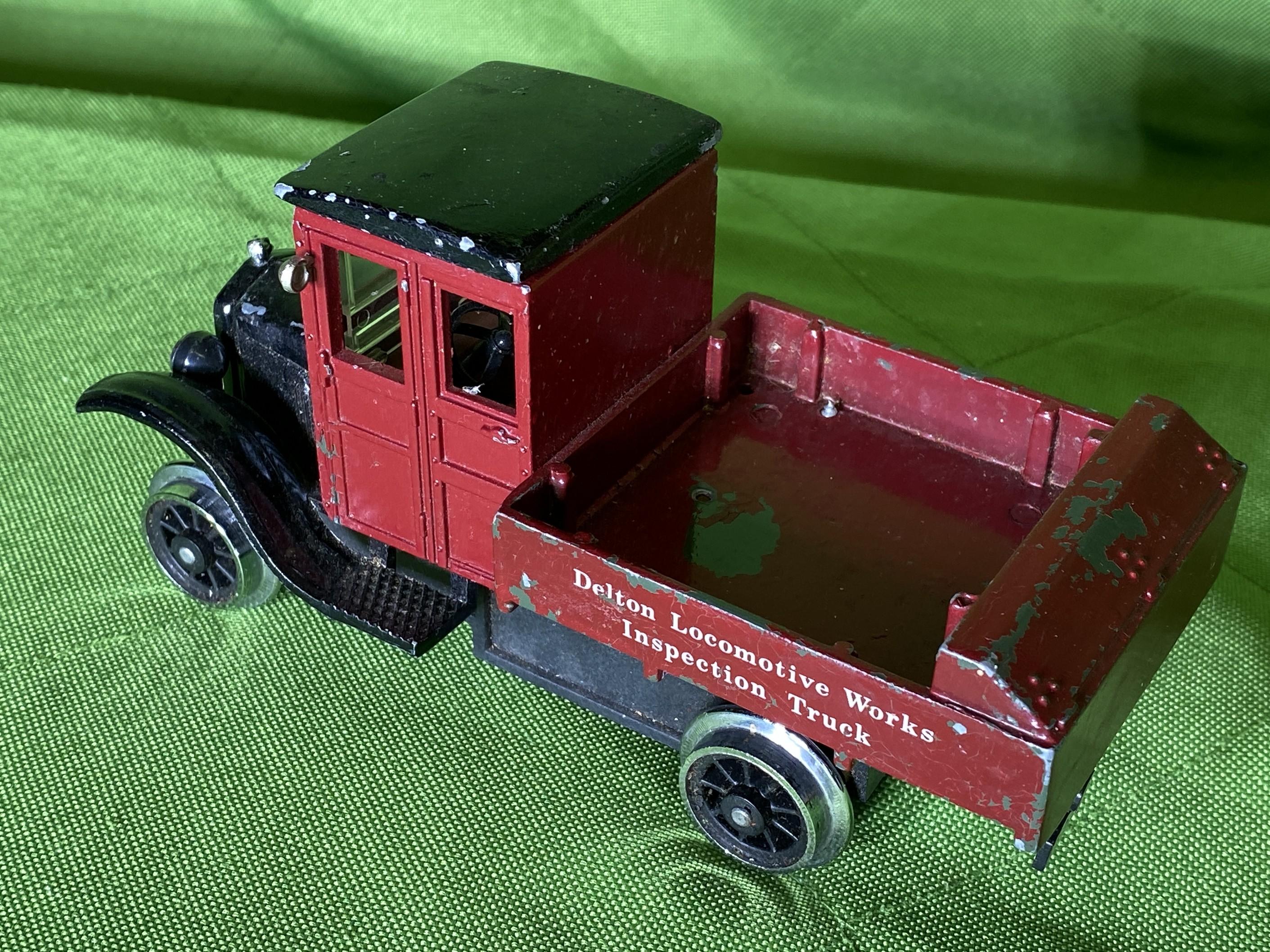 Old-Time Railway Work Truck -- Cast Metal