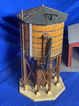 Old Time Water Tower & Utility Building G-Scale Models