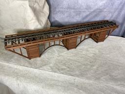 Beautiful Custom-Built Garden-scale Railway Trestle