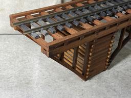 Beautiful Custom-Built Garden-scale Railway Trestle