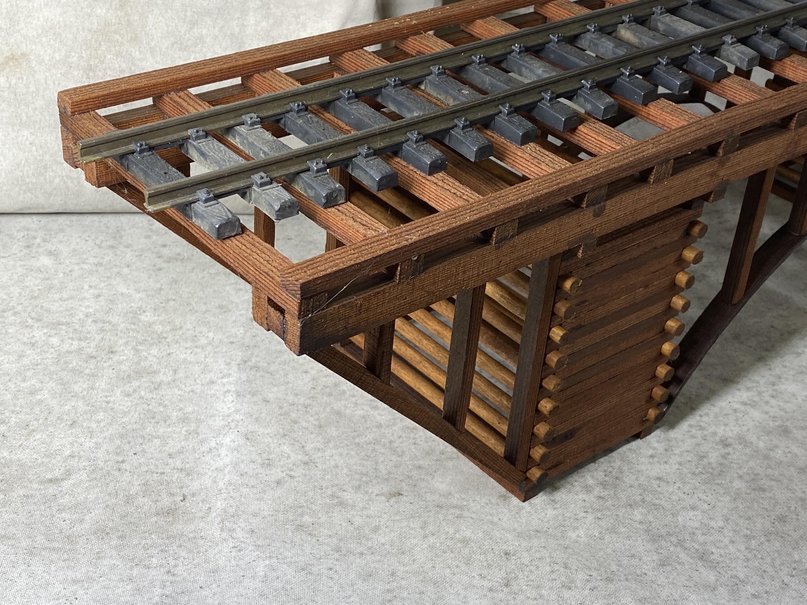 Beautiful Custom-Built Garden-scale Railway Trestle