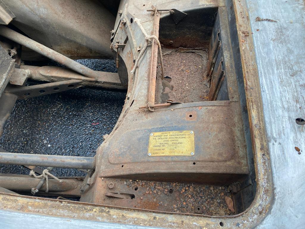 195X Swallow Doretti Chassis 1078