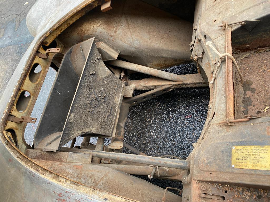 195X Swallow Doretti Chassis 1078