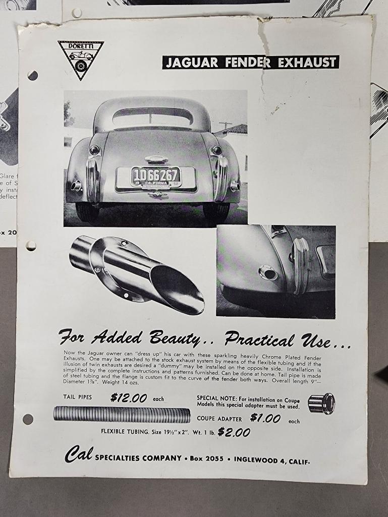 Group of Rare Doretti, Cal Sales Memorabilia, Photos