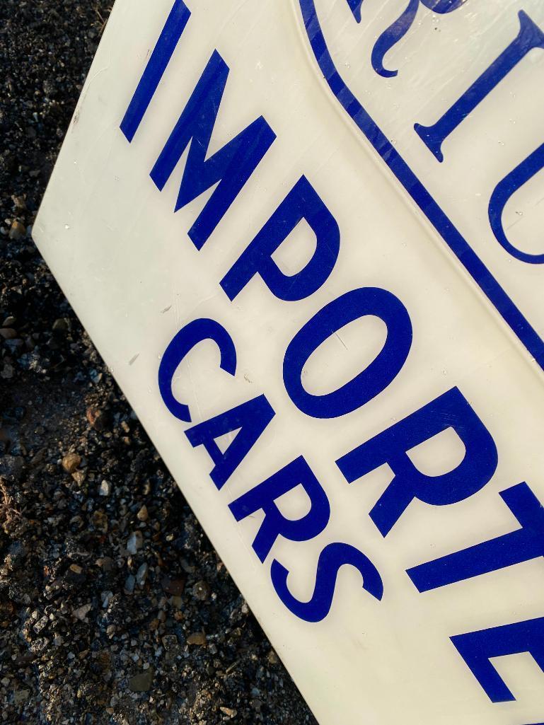 Rare Triumph Double Sided Illuminated Dealership Sign