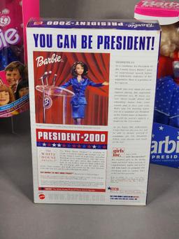 UNICEF Barbie and Two Presidential Barbies