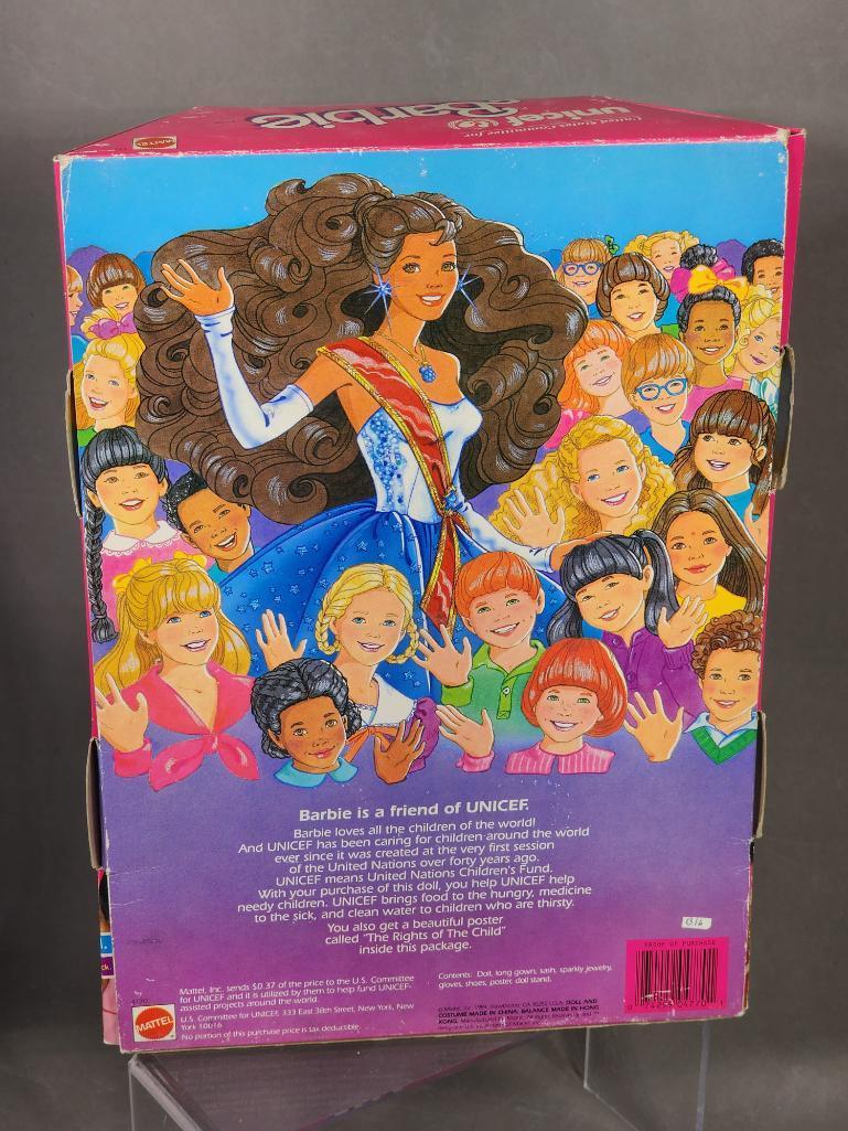 UNICEF Barbie and Two Presidential Barbies